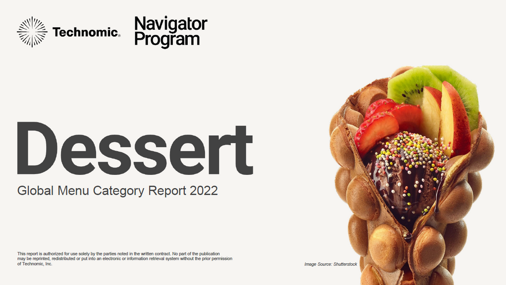 2022 Dessert Global Menu Category Report