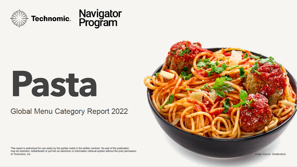 2022 Pasta Global Menu Category Report