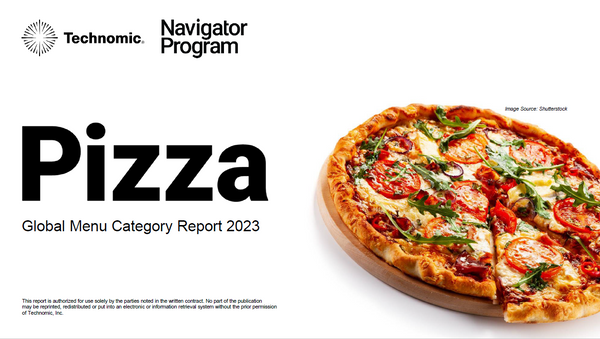 2023 Pizza Global Menu Category Report