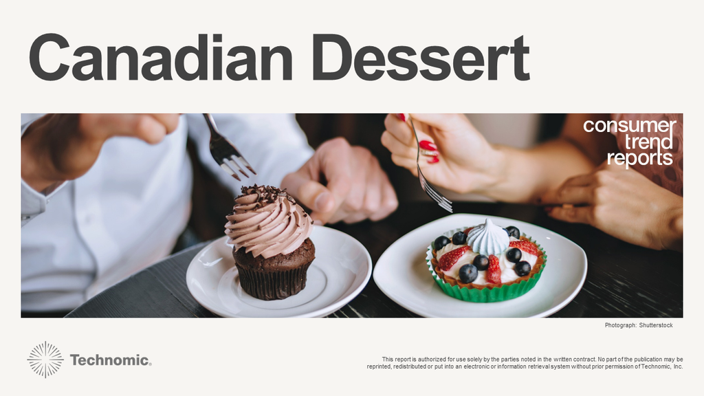 Canadian Dessert Consumer Trend Report