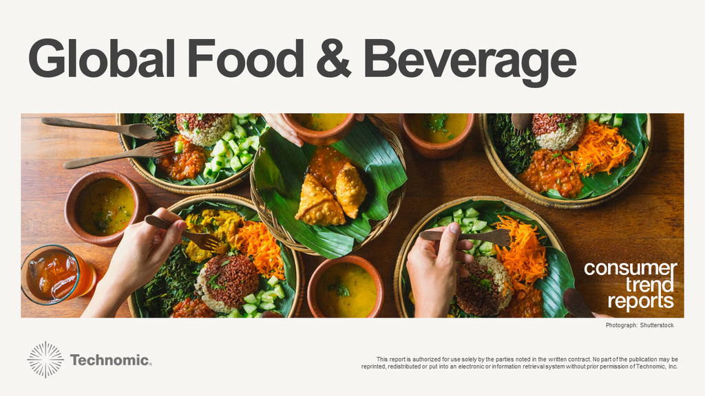 Global Food and Beverage Consumer Trend Report